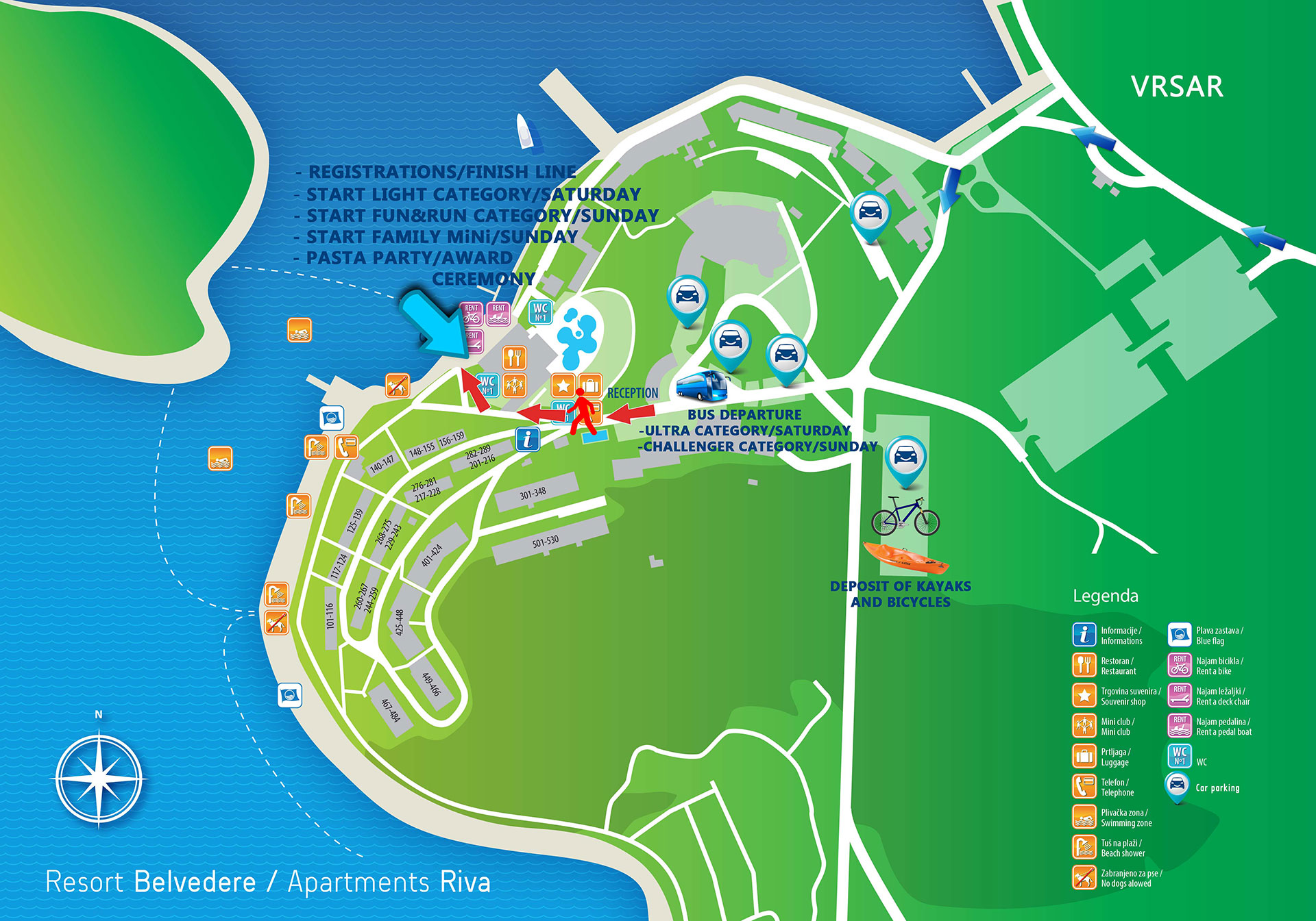 Mapa Belvedere za LBC